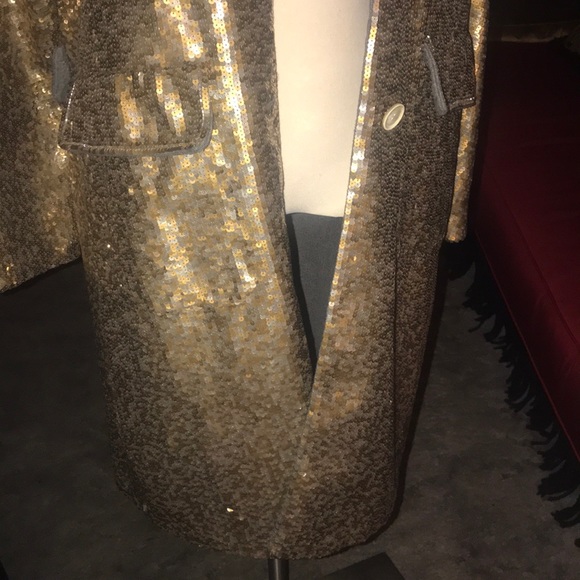Authentic Max Mara Sequined Coat - Picture 4 of 8